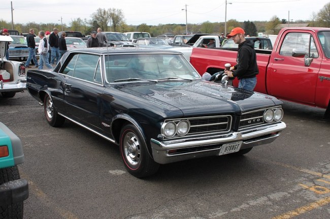 1964 GTO at Canfield Swap Meet